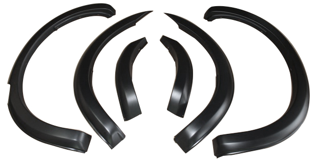 FENDER FLARE 4" MATTE BLACK (B-8008) (Set 6 pcs.)